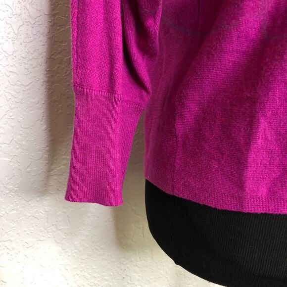 Cabi dark pink open front slightly cropped cardigan sweater size Medium #5013 - Picture 5 of 15